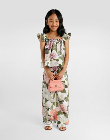 Dolce & Gabbana パテント レザー シシリー ハンドバッグ Pink EB0003A1067