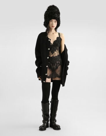 Dolce & Gabbana Chantilly lace dress Dolce & Gabbana Chantilly lace dress Black F60FKTHLM97