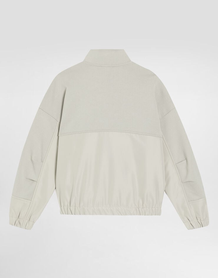 Dolce & Gabbana Sweatshirt mit Reißverschluss und DG-Logo Multicolor L4JWMIG7PIT