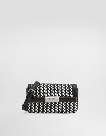 Dolce & Gabbana Marlene crossbody minibag with weave Multicolor BP3415A9N79