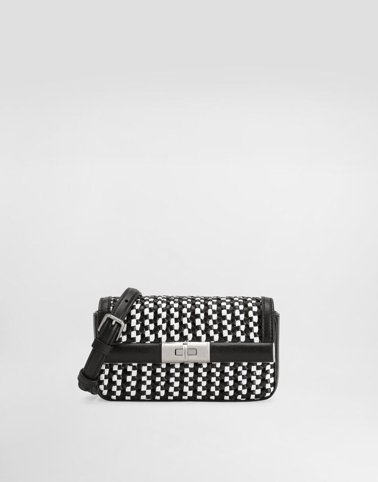 Dolce & Gabbana Marlene crossbody minibag with weave Multicolor BP3415A9N79