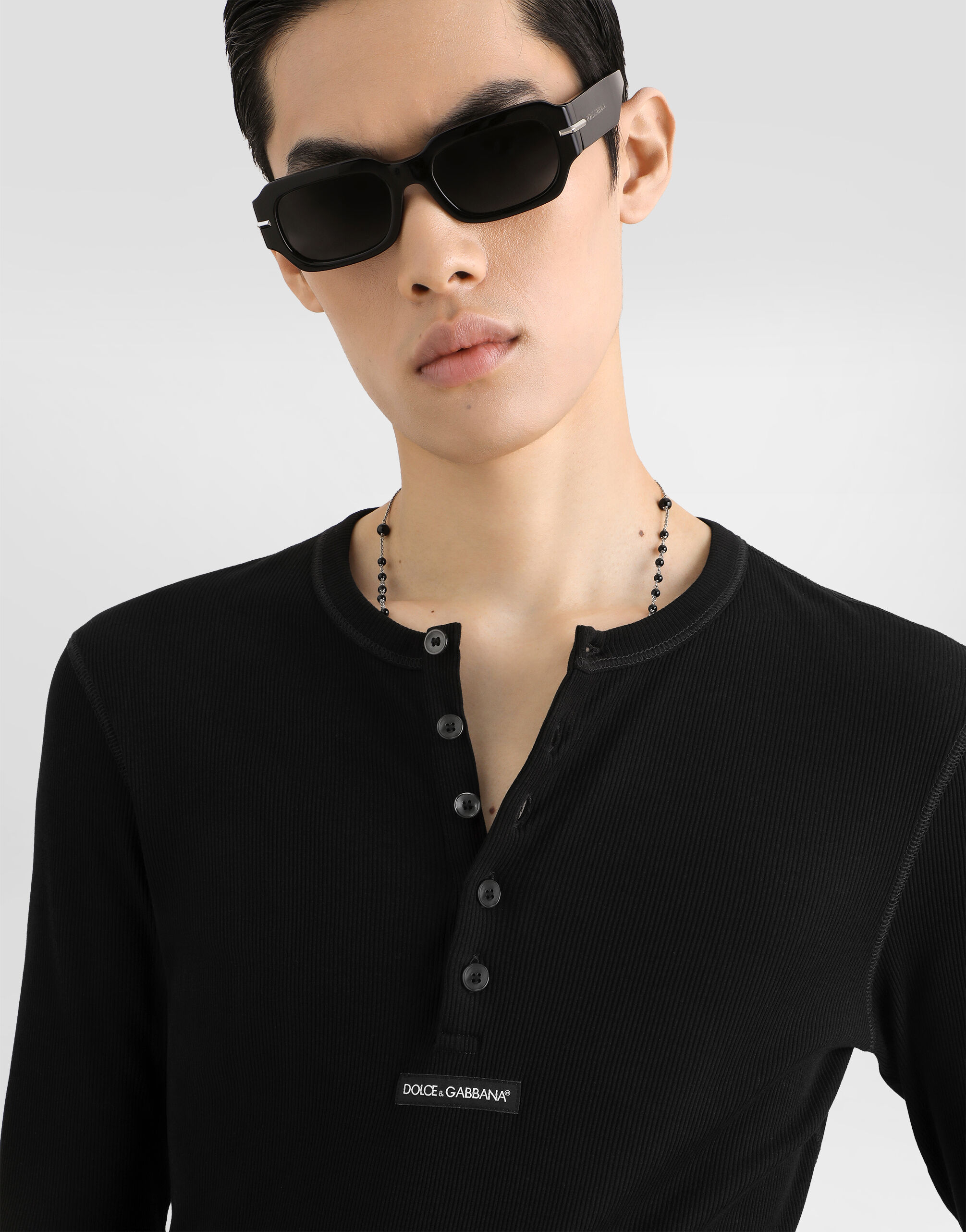 Serafino jersey t-shirt with logo