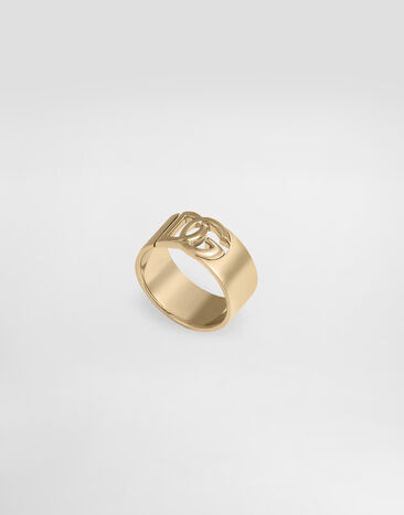 Dolce & Gabbana Ring with DG cut-out logo Gold WRQ5P1W1111