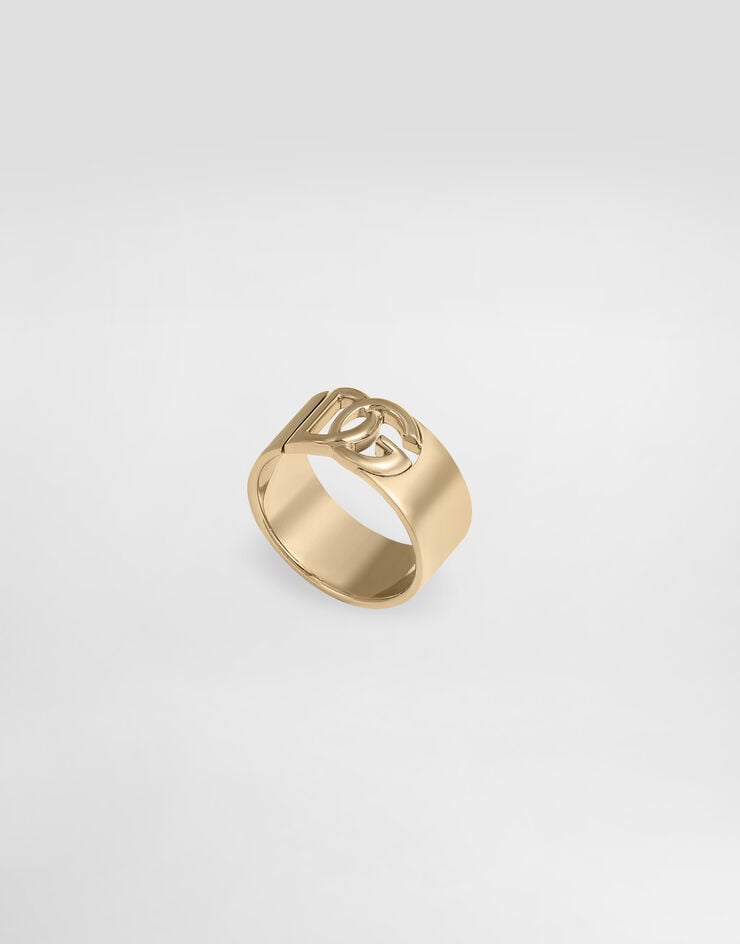 Dolce & Gabbana Ring with DG cut-out logo Gold WRQ5P1W1111