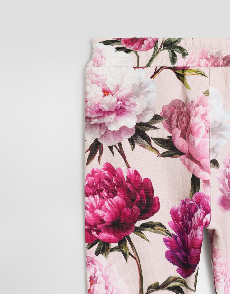 Dolce & Gabbana Peony-print fleece trousers Dolce & Gabbana Peony-print fleece trousers Multicolor L2JPIOG7QWQ