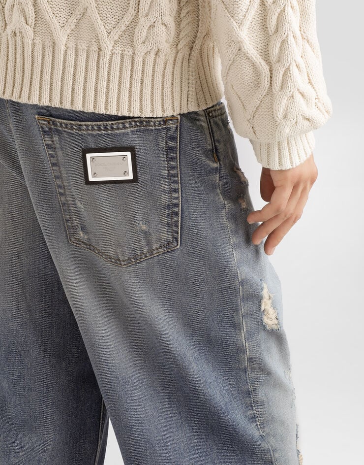 Dolce & Gabbana Denim trousers Multicolor GP16UDG8OJ1