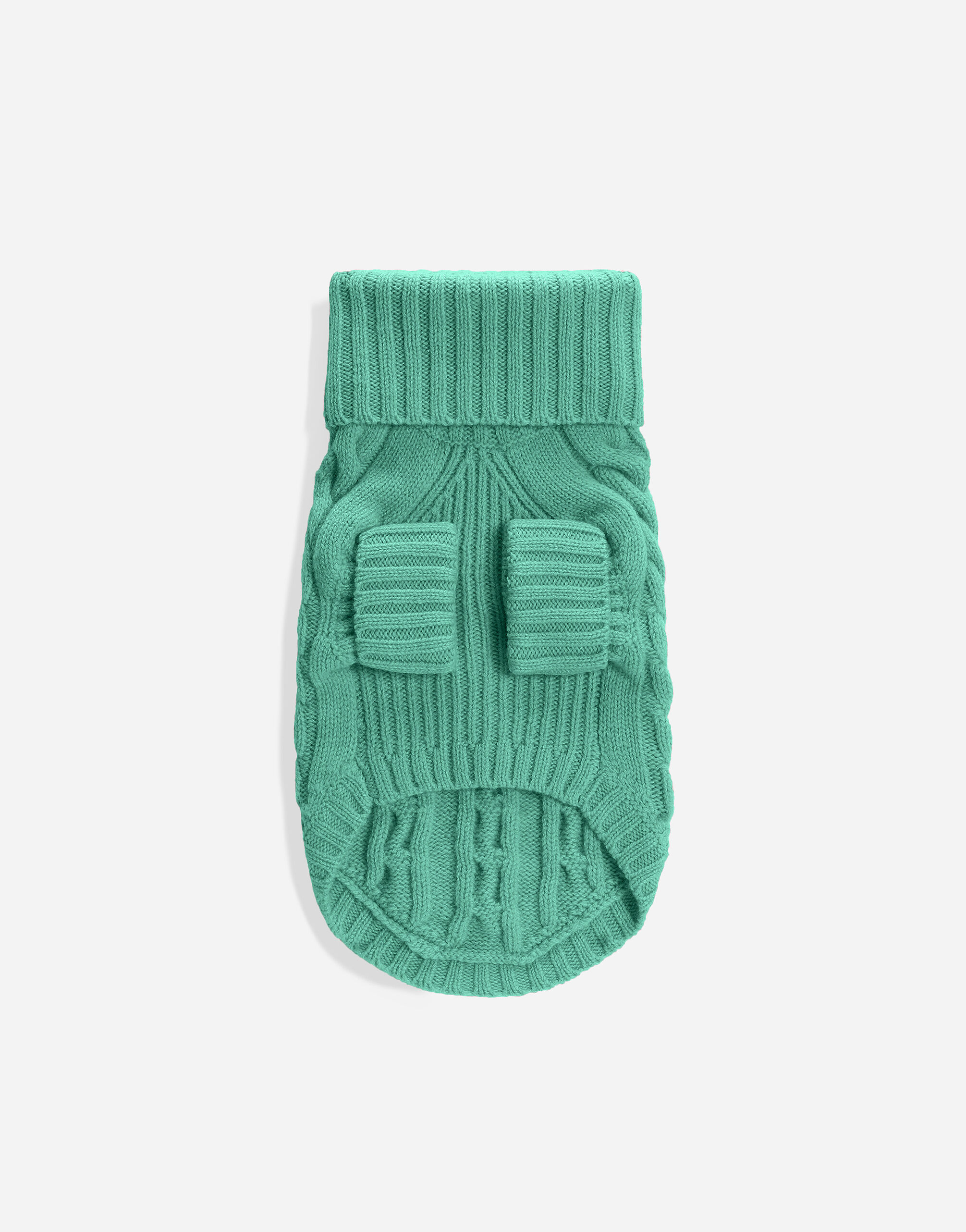 Wool dog sweater in Green for Men | Dolce&Gabbana® US