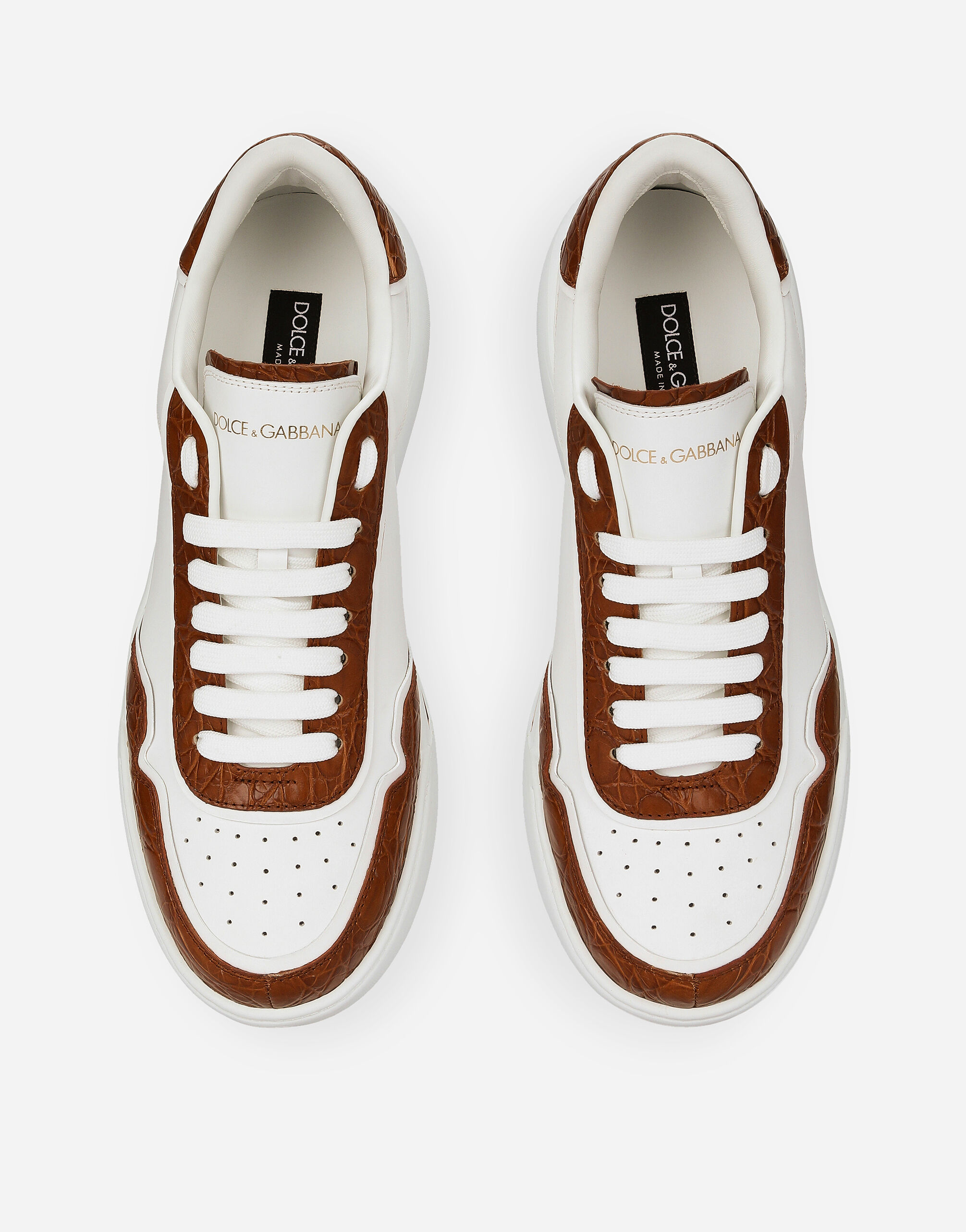 Calfskin New Roma sneakers in White for Men | Dolce&Gabbana® US