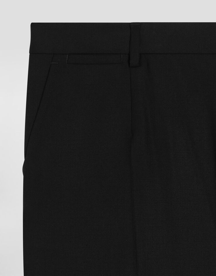 Dolce & Gabbana Pantalones en lana virgen Black GY6FETGL269