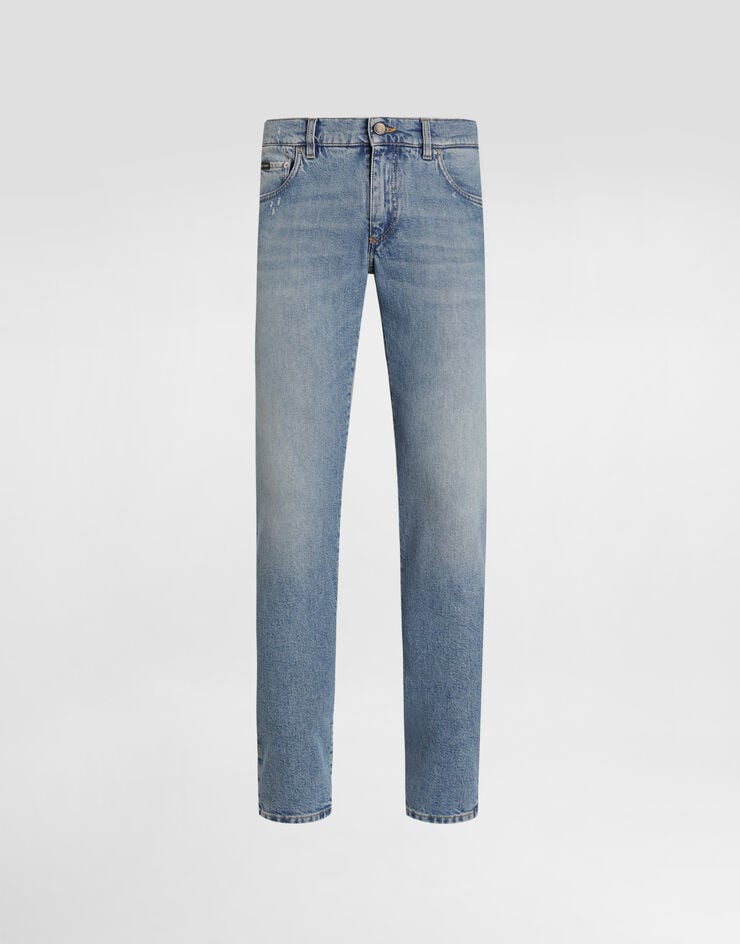 Dolce & Gabbana Hose aus Denim Dolce & Gabbana Hose aus Denim Multicolor GY07LDG8OJ4