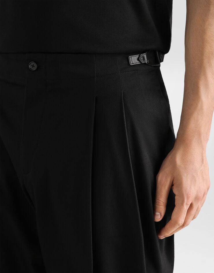 Dolce & Gabbana Cotton trousers Dolce & Gabbana Cotton trousers Black GP222TFUFL9