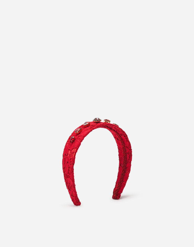 Dolce & Gabbana Headband with jewellery application 红 LB3L50G7VXT