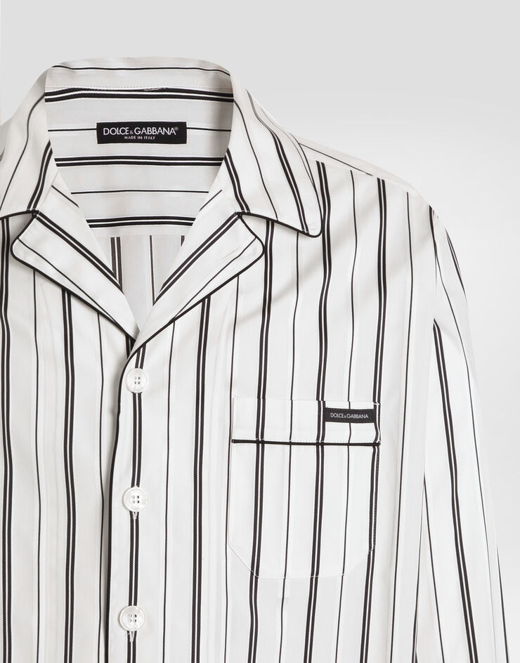 Dolce & Gabbana Striped vanity shirt Multicolor G5IF1TFR51G