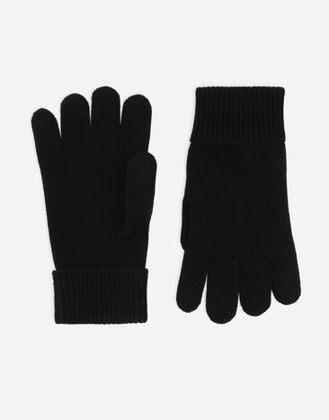 Dolce & Gabbana Cashmere gloves Black GXS97ZJAWYB