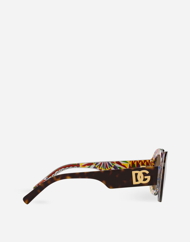 Dolce & Gabbana 「DGロゴ」 サングラス ブラウン VG4448VP573
