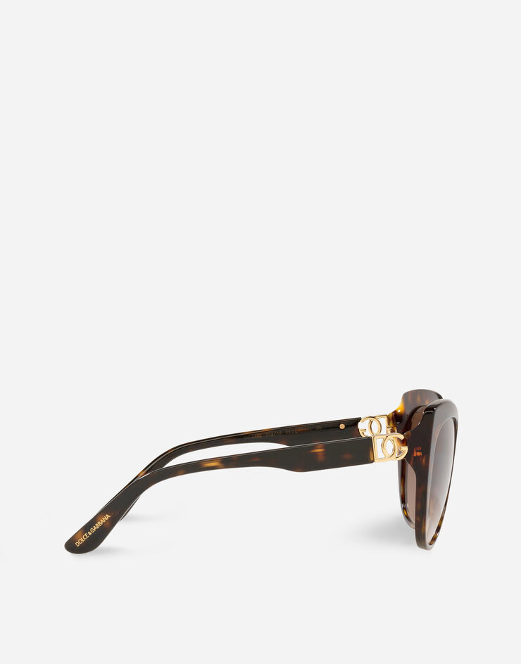 Dolce & Gabbana نظارة شمسية DG متقاطع هافانا VG439AVP213
