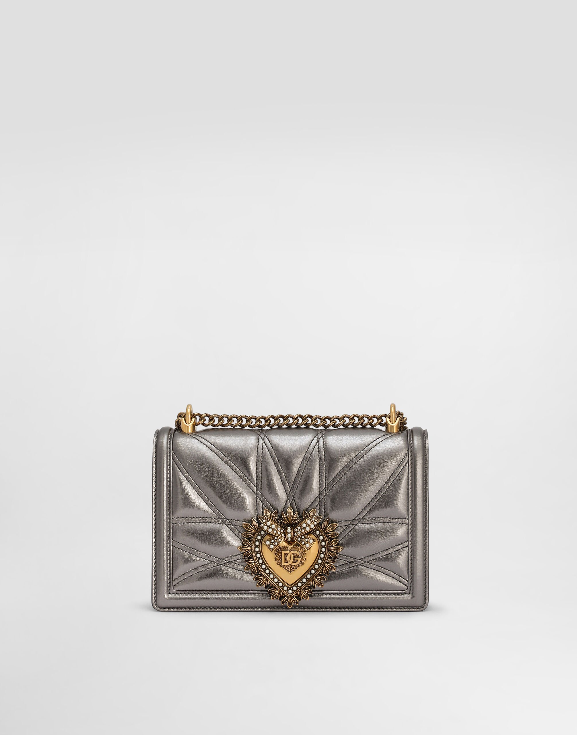【関税＆送料込み】Dolce & Gabbana Medium Devotion Shoulder Medium Devotion shoulder bag in Green for Women