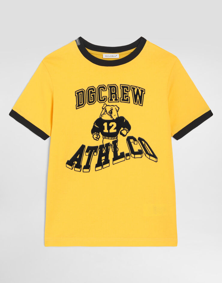 Dolce & Gabbana Jersey t-shirt Dolce & Gabbana Jersey t-shirt Yellow L4JTJDG7P9J