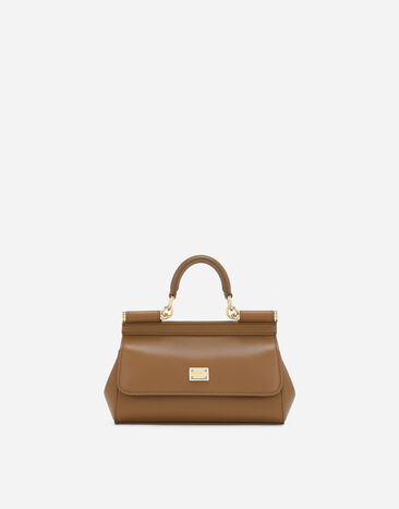 Dolce&Gabbana Bolso de mano Sicily pequeño Marrón BB7116AN767