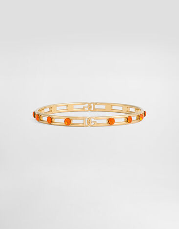 Dolce & Gabbana Bracelet with logo Orange WBR6M1W1111