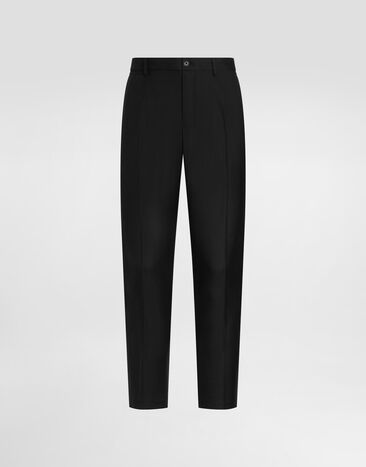 Dolce & Gabbana Pantalones en lana virgen Dolce & Gabbana Pantalones en lana virgen Black GY6FETGL269