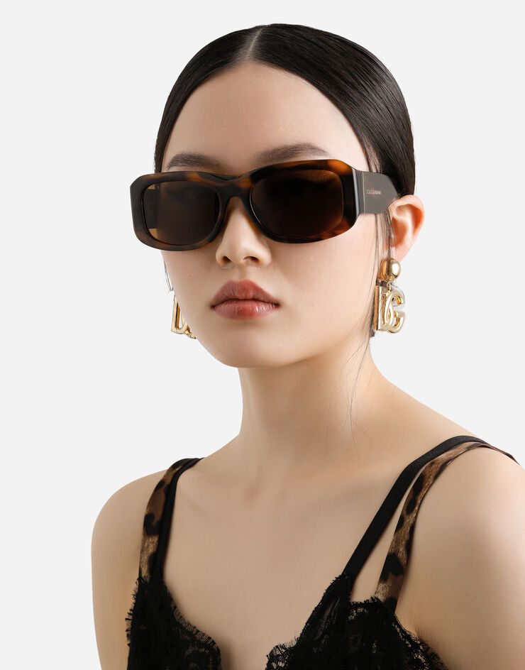 Dolce & Gabbana Lusso Sartoriale Sunglasses Striped brown VG4503VP373