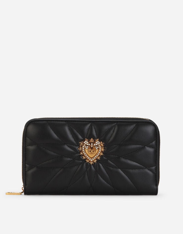 Dolce & Gabbana Zip-around Devotion wallet BLACK BI0473AV967