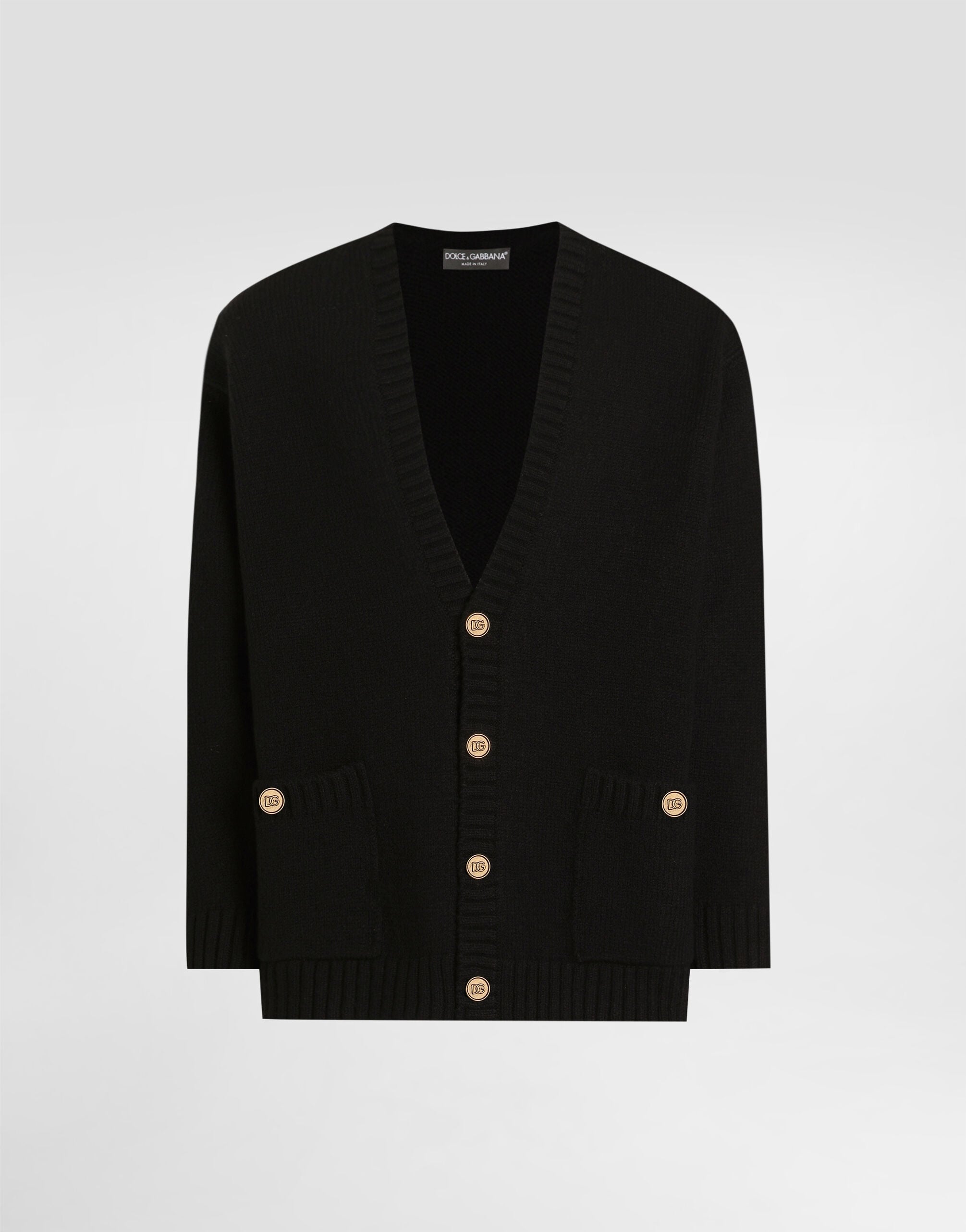 Wool blend cardigan in Multicolor for Men | Dolce&Gabbana®