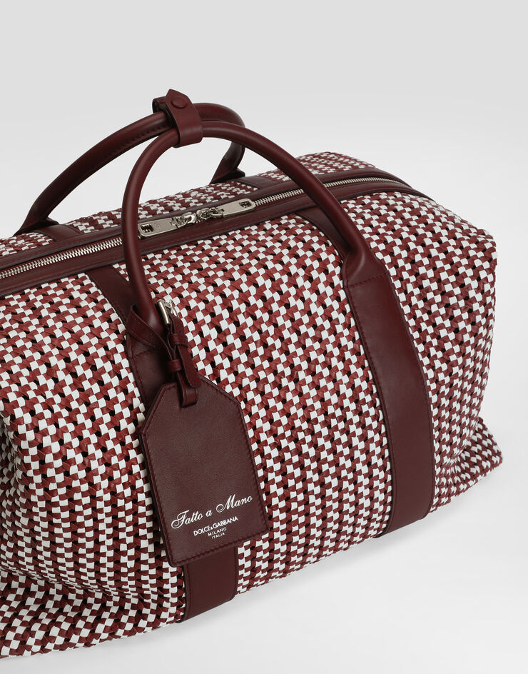 Dolce & Gabbana 皮革旅行袋 White BM2498A9N79