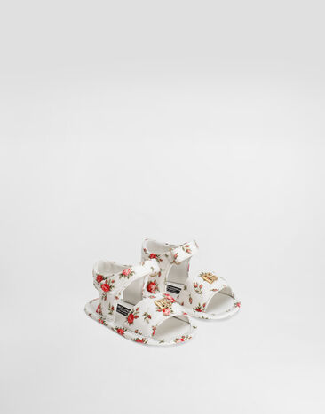 Dolce & Gabbana Little roses-print canvas sandals Multicolor DK0157A0231