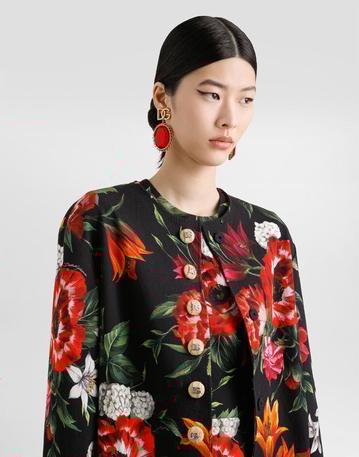 Dolce & Gabbana Flower-print dress Print F0W4OTFSRQT