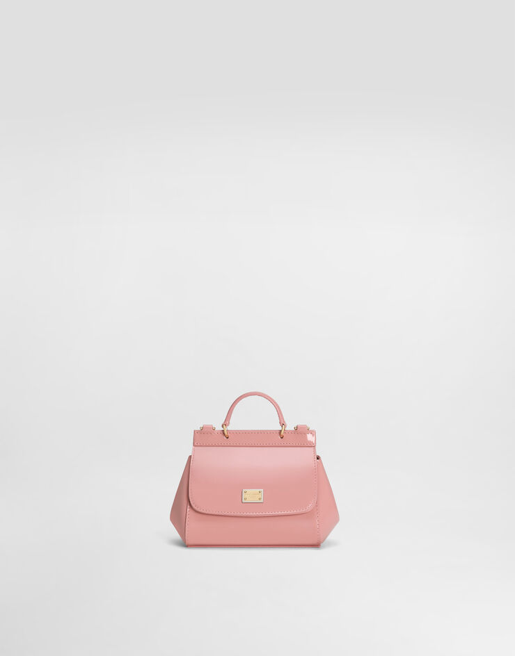Dolce & Gabbana Umhängetasche Sicily aus Lackleder Rosa EB0003A1067