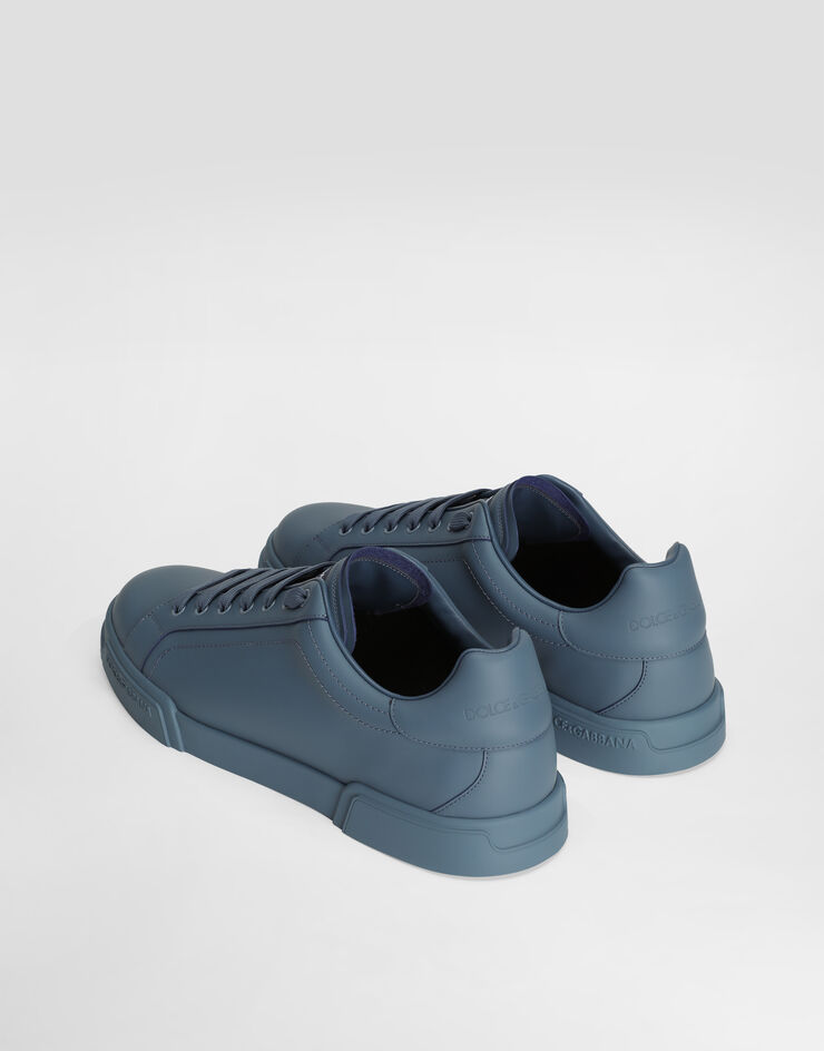 Dolce & Gabbana Portofino light strobel calfskin sneakers Azure CS2332A0232