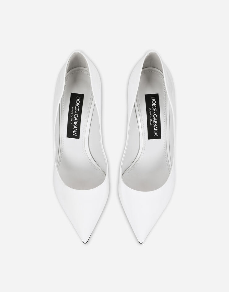Dolce & Gabbana Patent leather Cardinale pumps White CD1657A1471