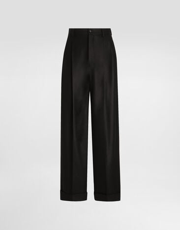 Dolce & Gabbana Wool trousers Black GP168THU2A8