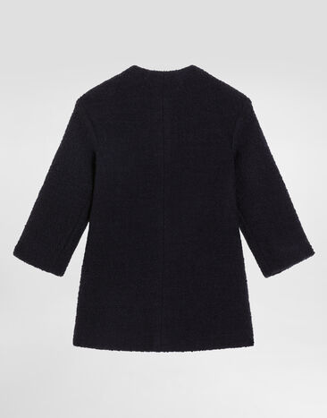 Dolce & Gabbana Bouclé coat Blue L54C61FUZDZ