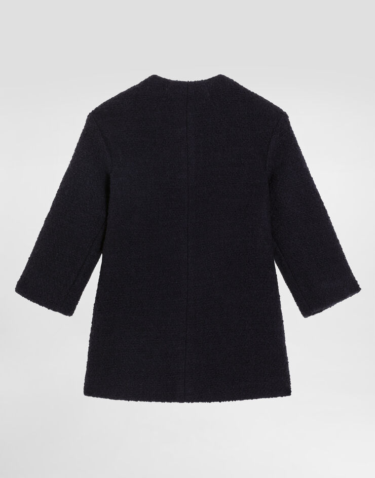 Dolce & Gabbana Bouclé coat Blue L54C61FUZDZ