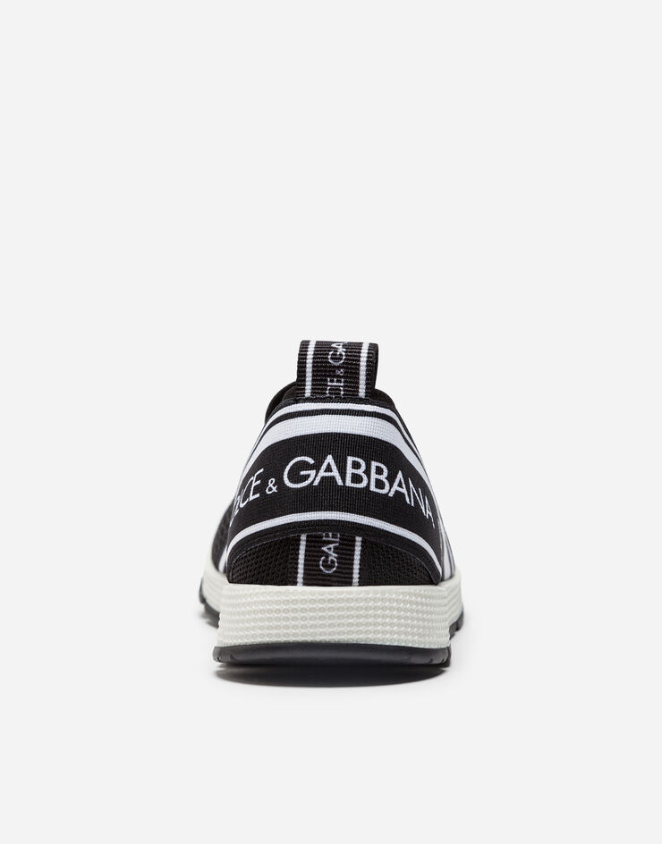 Dolce&Gabbana Sneakers slip-on Sorrento logo tape Noir D10723AH677