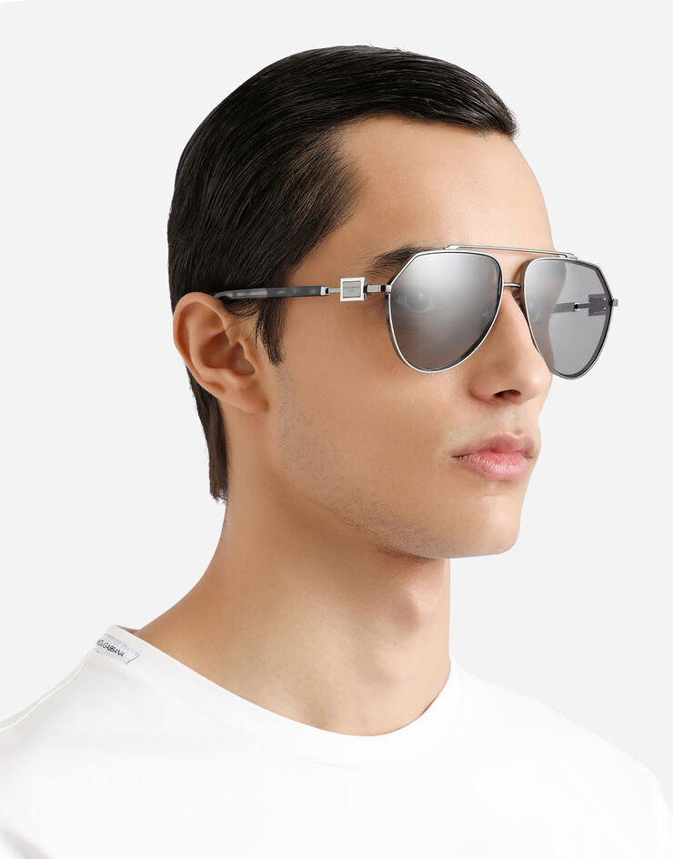 Dolce & Gabbana Occhiali da sole Smart Grigio metallizzato VG2315VM041