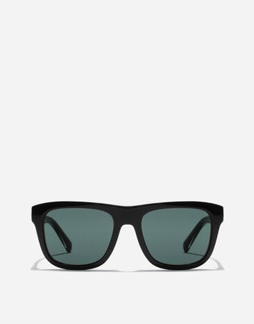 Dolce & Gabbana Lunettes de soleil à motif Maiolica Corallo Dolce & Gabbana Lunettes de soleil à motif Maiolica Corallo Black VG4545VP171