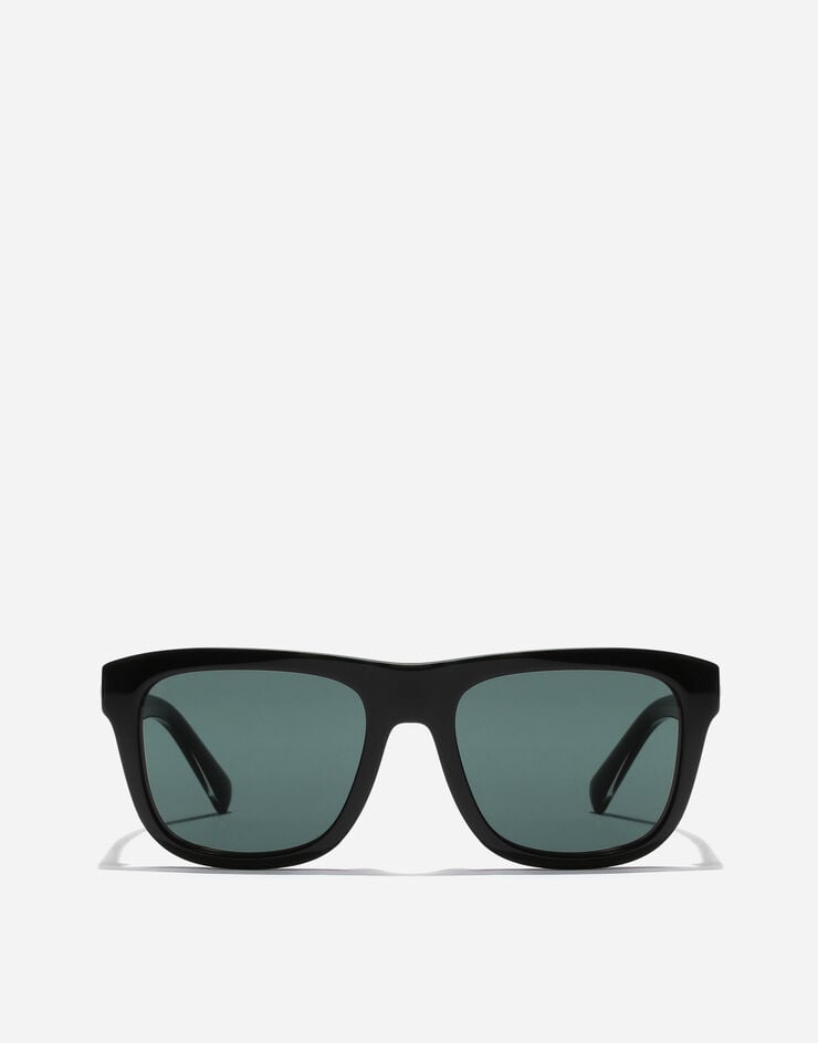 Dolce & Gabbana Lunettes de soleil à motif Maiolica Corallo Dolce & Gabbana Lunettes de soleil à motif Maiolica Corallo Black VG4545VP171