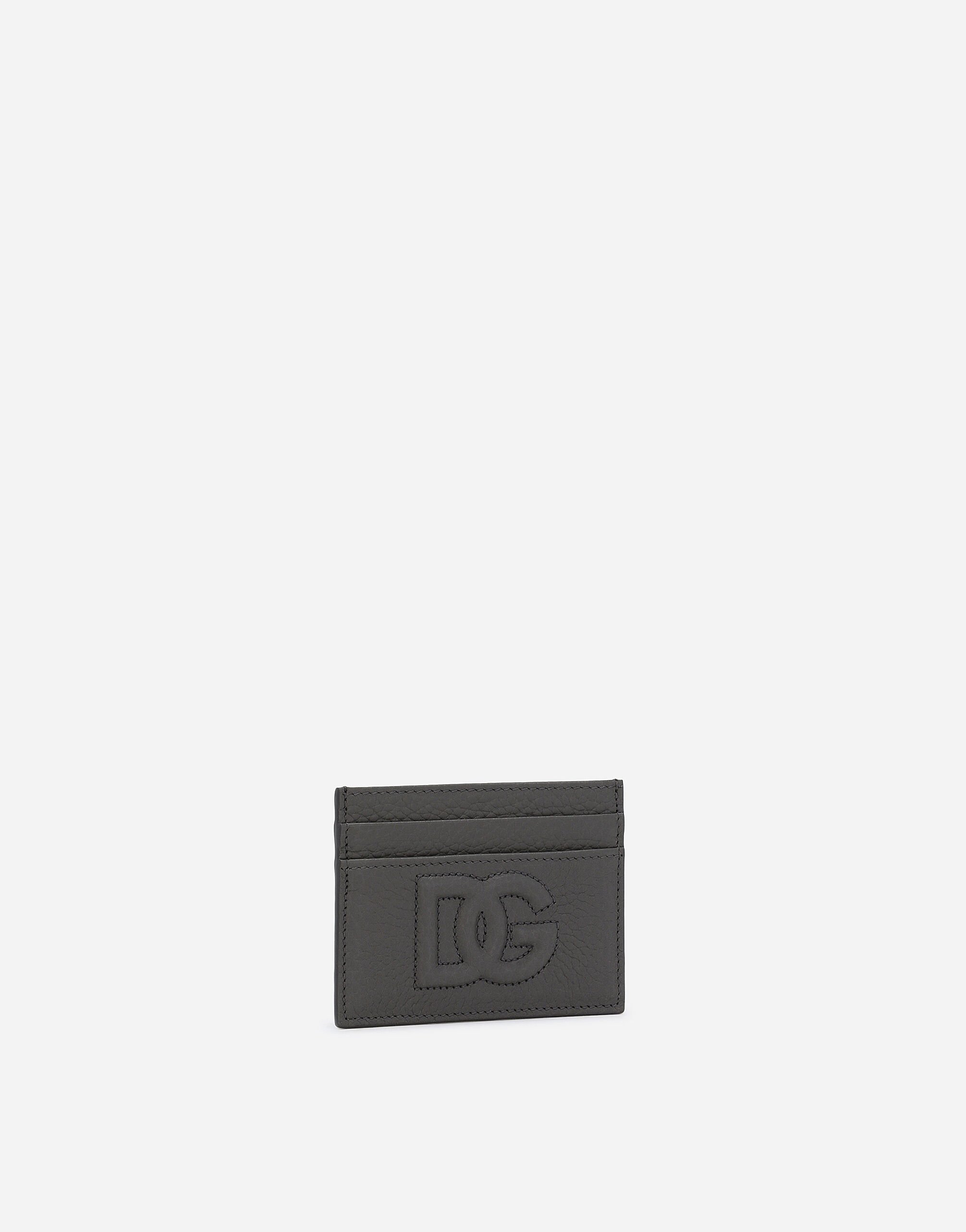 グレーのメンズ DG Logo card holder | Dolce&Gabbana®