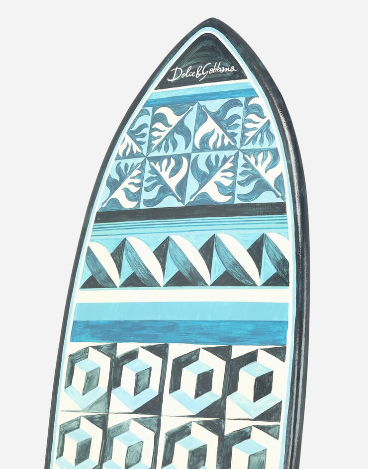 Dolce & Gabbana Planche de surf peinte à la main Multicolore PTAV01PTV00