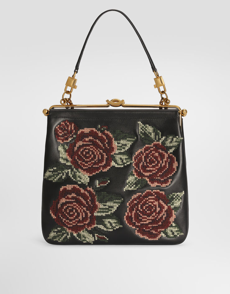Dolce & Gabbana 숄더 크로스바디 백 DINA 파인 스티치 자수 장식 멀 티 컬러 BB8009A3T43