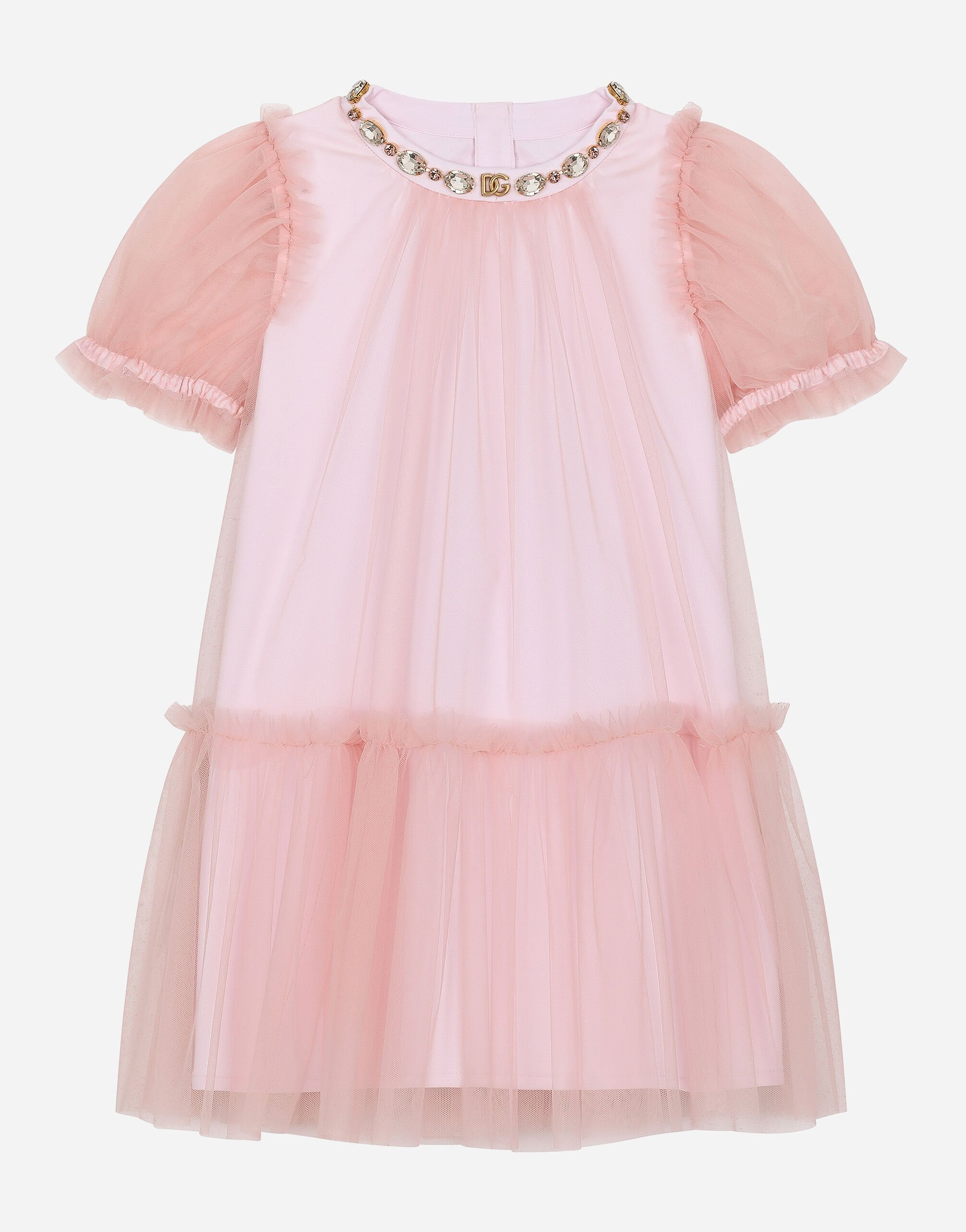 Dolce & Gabbana Tulle dress Pink L5JD8OG7M4U