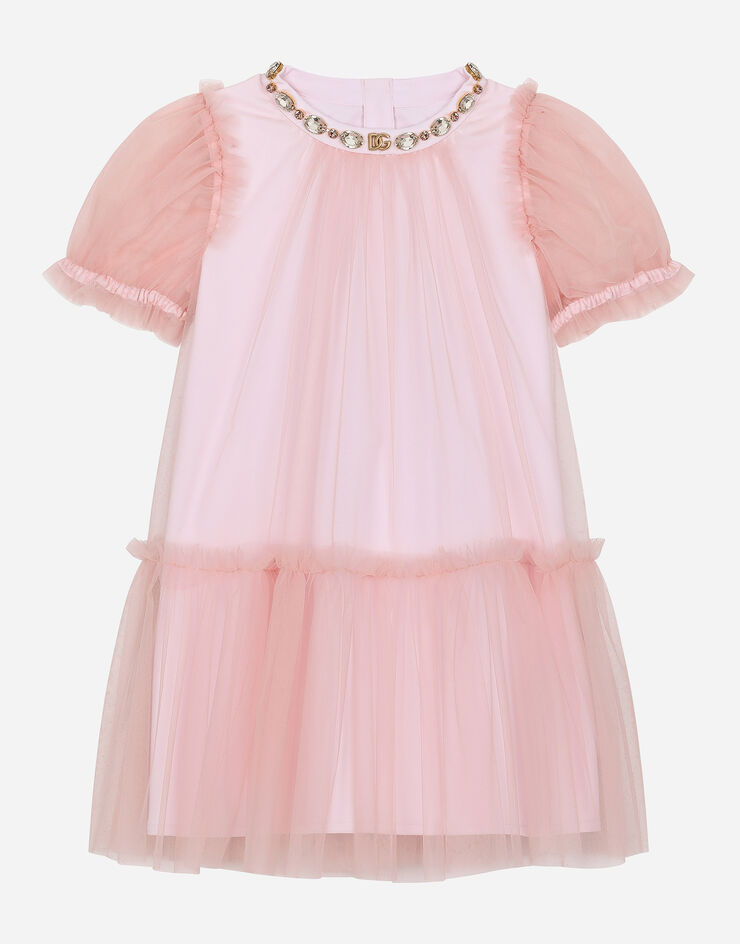 Dolce & Gabbana Abito in tulle Rosa L53DV0G7M2V