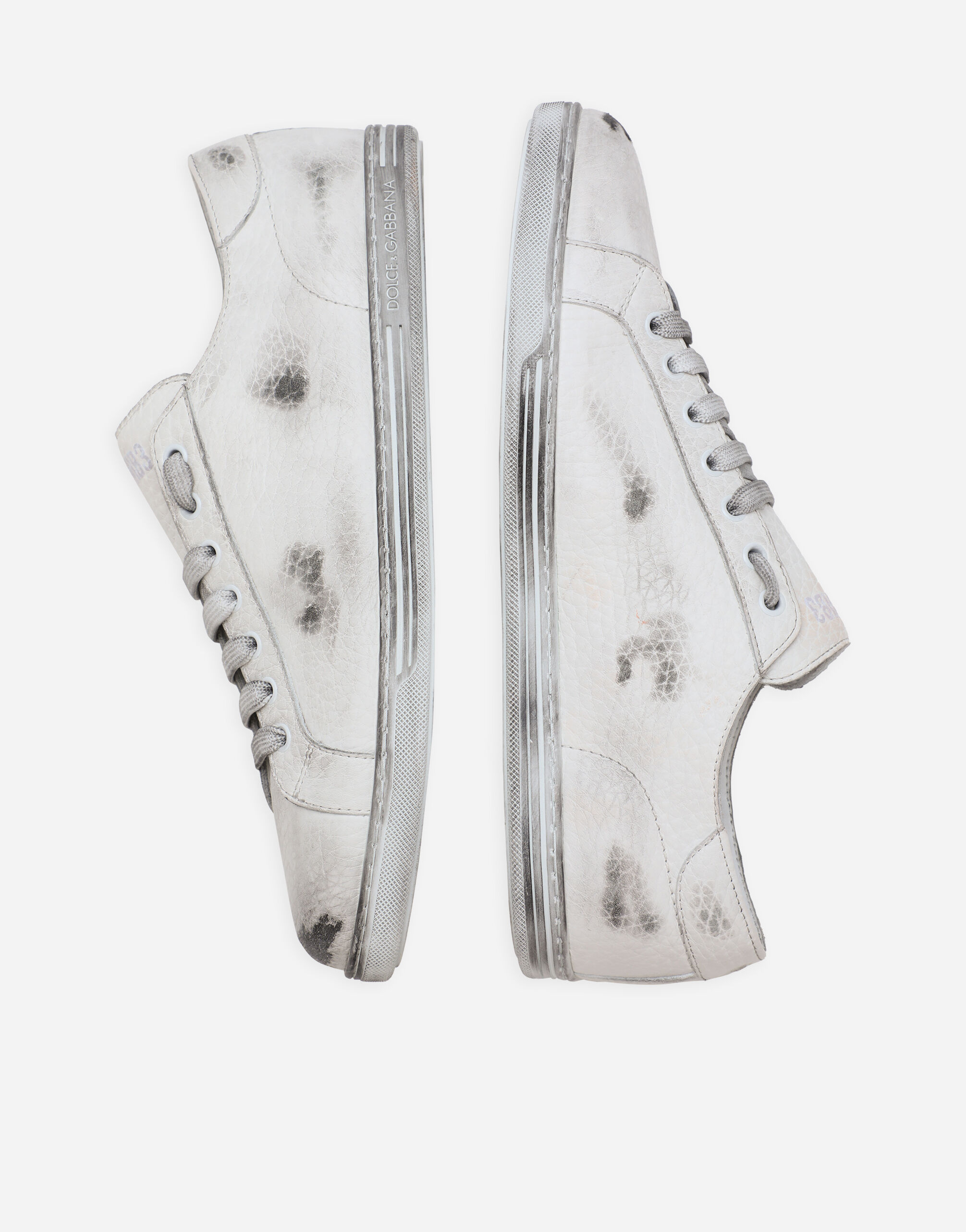 Dolce gabbana silver shoes best sale
