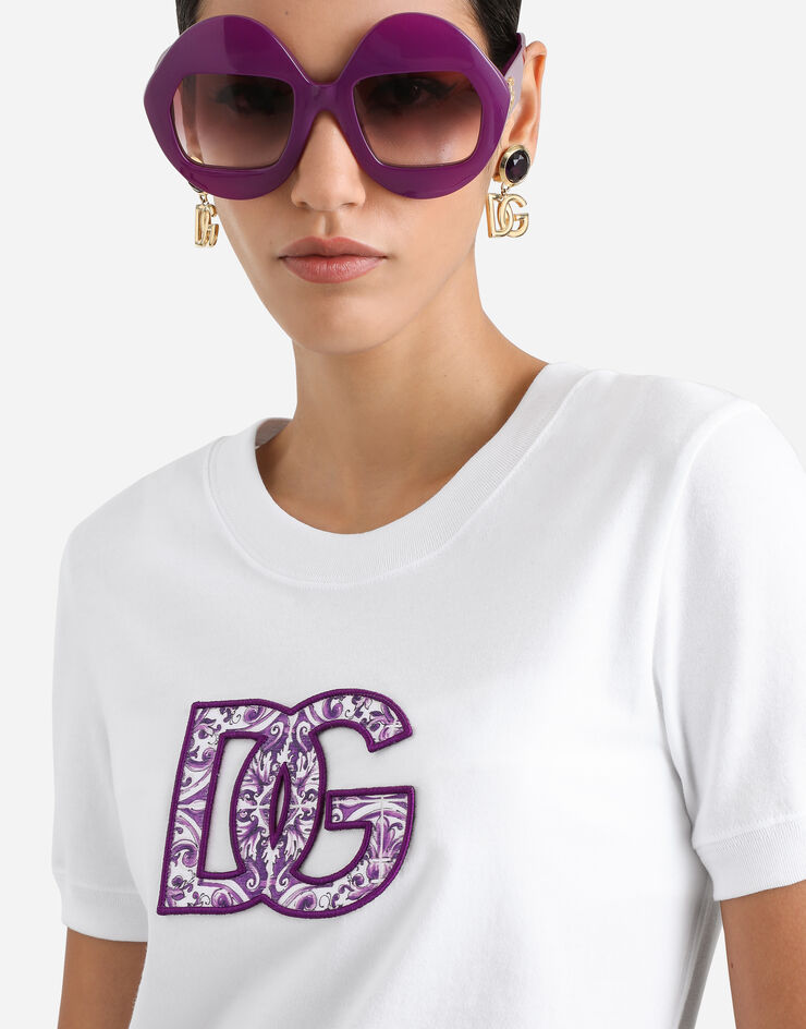 Dolce & Gabbana Short-sleeved cotton t-shirt White F8N08ZGDC6U