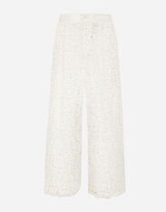 Dolce & Gabbana Tailored lace pants White GY6IETGG868