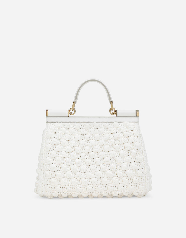 Dolce & Gabbana Bolso de mano Sicily grande Blanco BB6002AY208